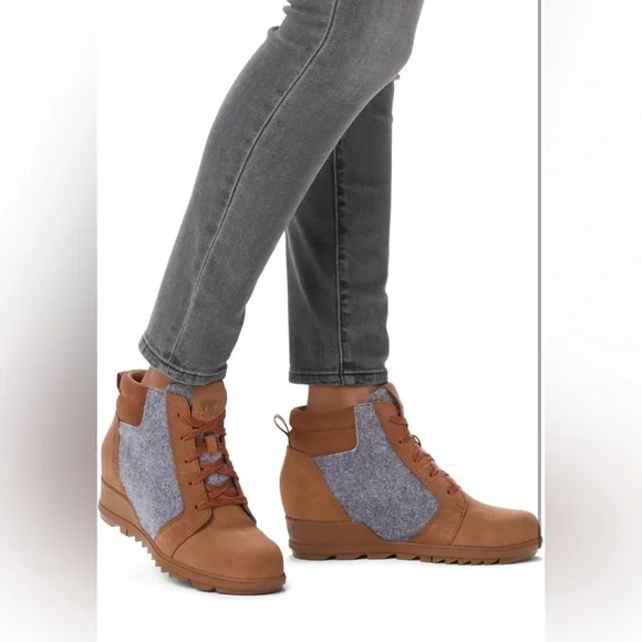 🥾Sorel Evie Ankle Lace Waterproof Boots BRAND NEW WITH TAGS Women's size 7.5 - Picture 13 of 16